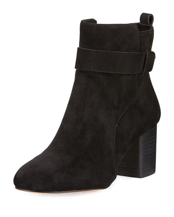 Nilo Suede Block-heel Booties