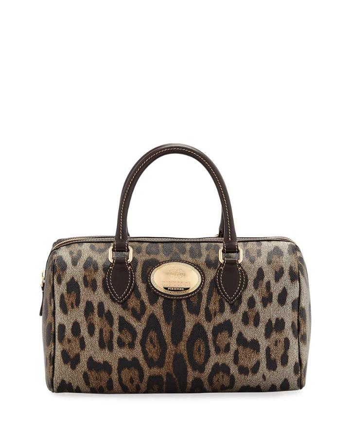 Leopard-print Leather