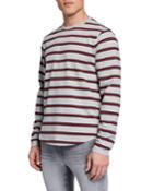 Men's Striped Long-sleeve T-shirt