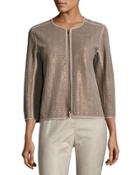 Pascale Snake-embossed Jacket,