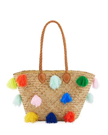Seagrass Tote Bag With Tassels