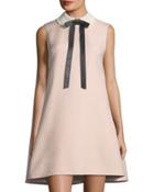 Tie-neck Lace-collar