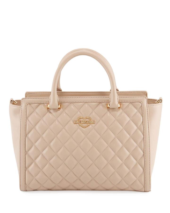 Quilted Zip Top-handle