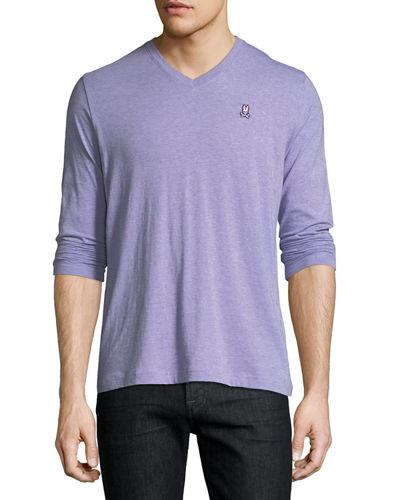 V-neck Long-sleeve Tee