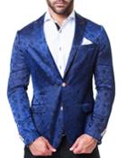 Men's Blazer In Descartes Cloud, Blue