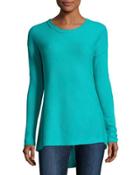 Cashmere High-low A-line Tunic