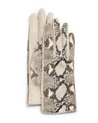 Python/napa Leather Gloves, Roccia
