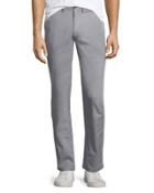 Flat-front Slim-leg Chino Pants