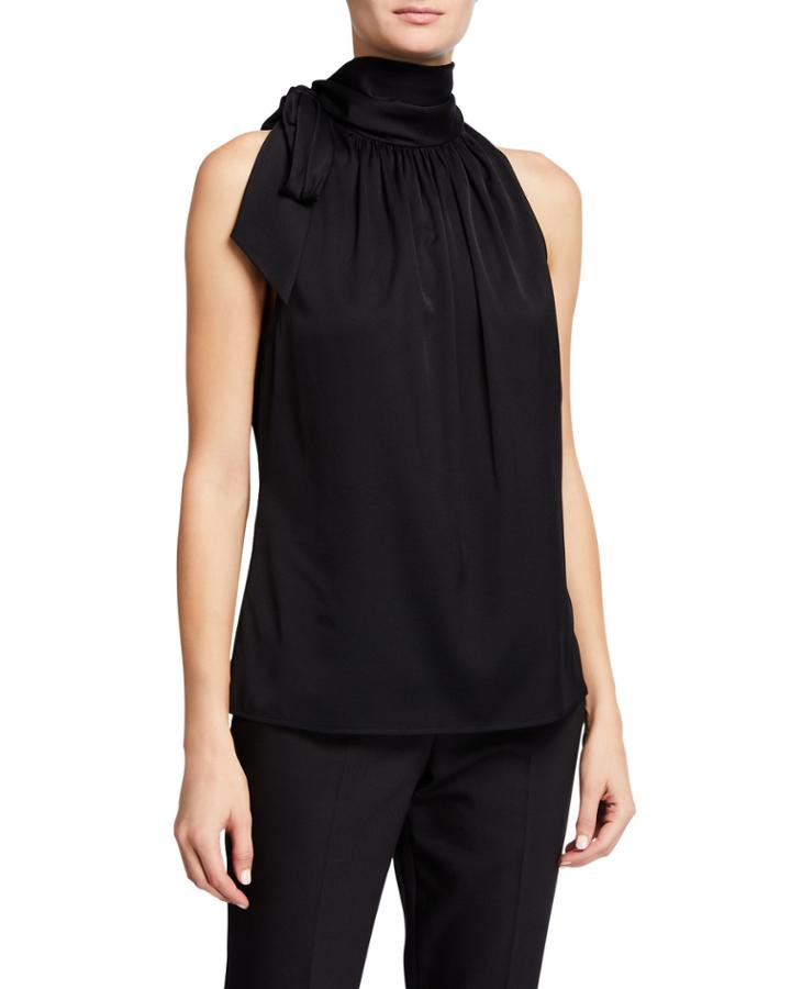 High-neck Sleeveless