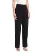 High-waist Wide-leg Pants, Black