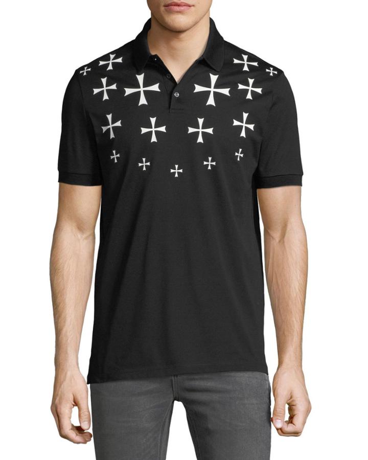 Men's Fair Isle Military Star Polo