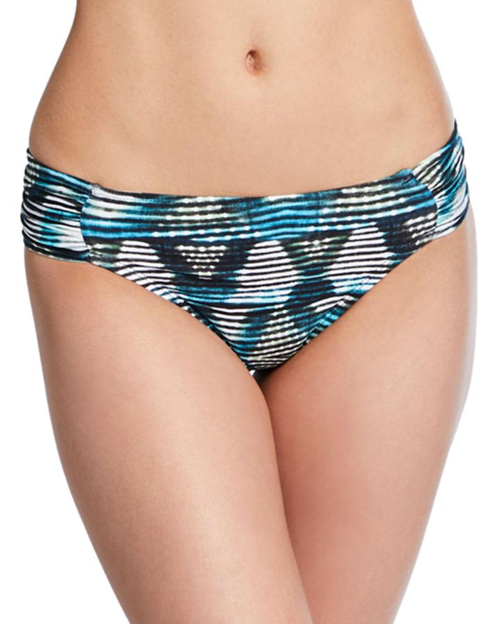Refresh Shirred Hipster Bikini Bottoms