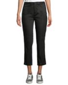 Nobu Embellished Two-tone Tuxedo Pants