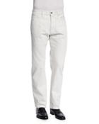 Regular Fit Denim Jeans, White