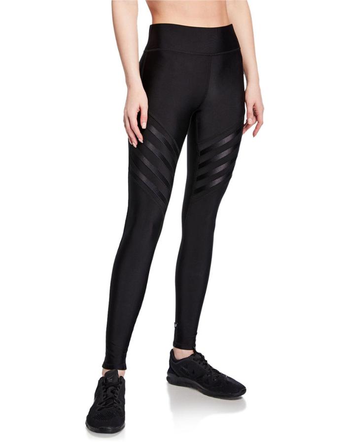 Mid-rise Exposed Elastic Black Ankle