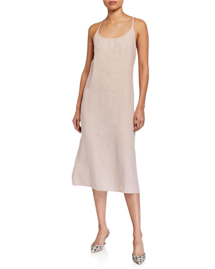 Scoop-neck Organic Handkerchief Linen