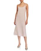 Scoop-neck Organic Handkerchief Linen