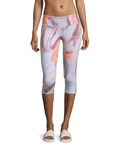 Airbrush Capri Sport Leggings, Modernist