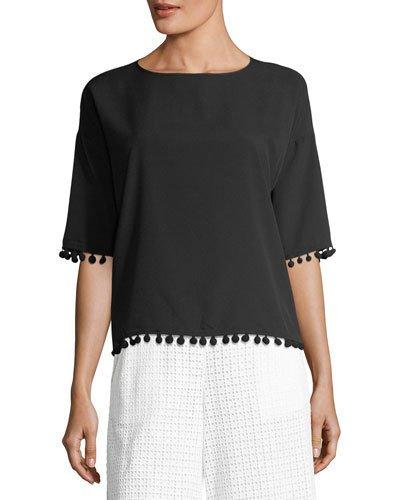 Polly Plains Pompom Tee