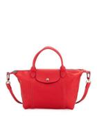 Le Pliage Cuir Small Leather Top-handle Bag With