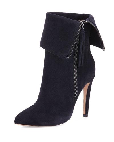 Minix Suede Cuffed Bootie,