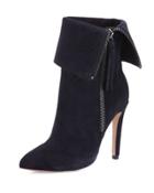 Minix Suede Cuffed Bootie,