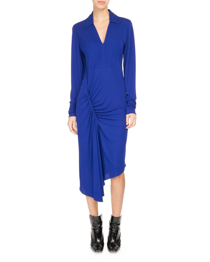 Ruched Jersey Asymmetric