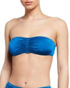Ballet Ruched Bandeau Bikini Top