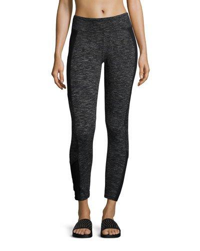 Sanded Dry-wik&trade; Leggings, Black Cosmic