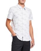 Men's Galaxy-print Short-sleeve
