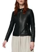 Glenbrook Feather Leather Knit Jacket
