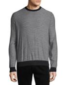 Men's Striped Wool-cashmere