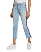 The Inside Crop Step Fray With Racer
