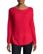 Ribbed Long-sleeve Pullover