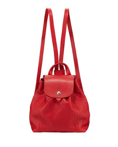 Le Pliage Cuir Xs Leather Backpack
