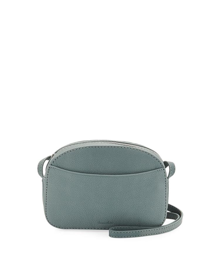 Darby Pebble Leather Crossbody Camera Bag
