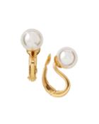 18k Pearl Clip-on Earrings,