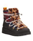 Rex Leopard-print Winter Booties