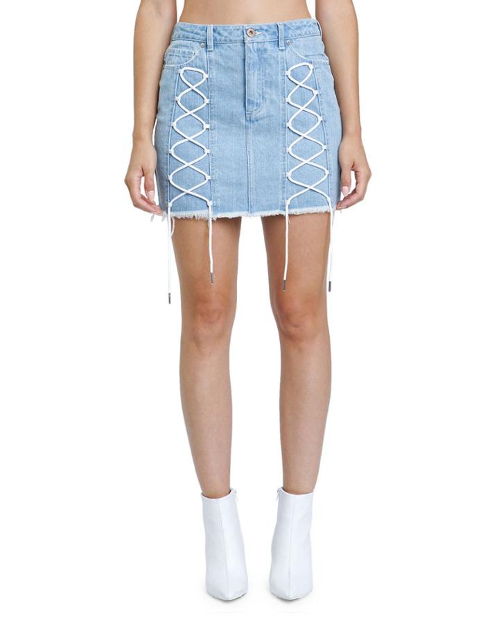 Sierra Lace-up Denim