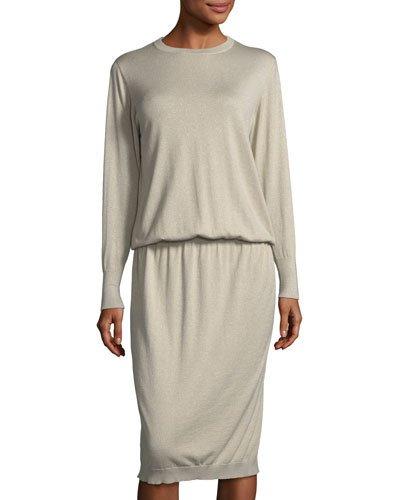 Cashmere-blend Sparkling Knit Dress