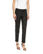 Stretch Sparkle Classic Slim Pants, Black