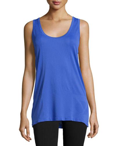 Racerback Mesh-inset Performance Tank Top