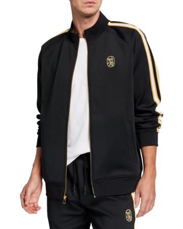Men's Jacquard Stripe Track Jacket