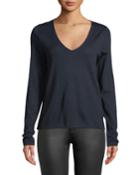 Nosfa Lightweight-wool V-neck Tee