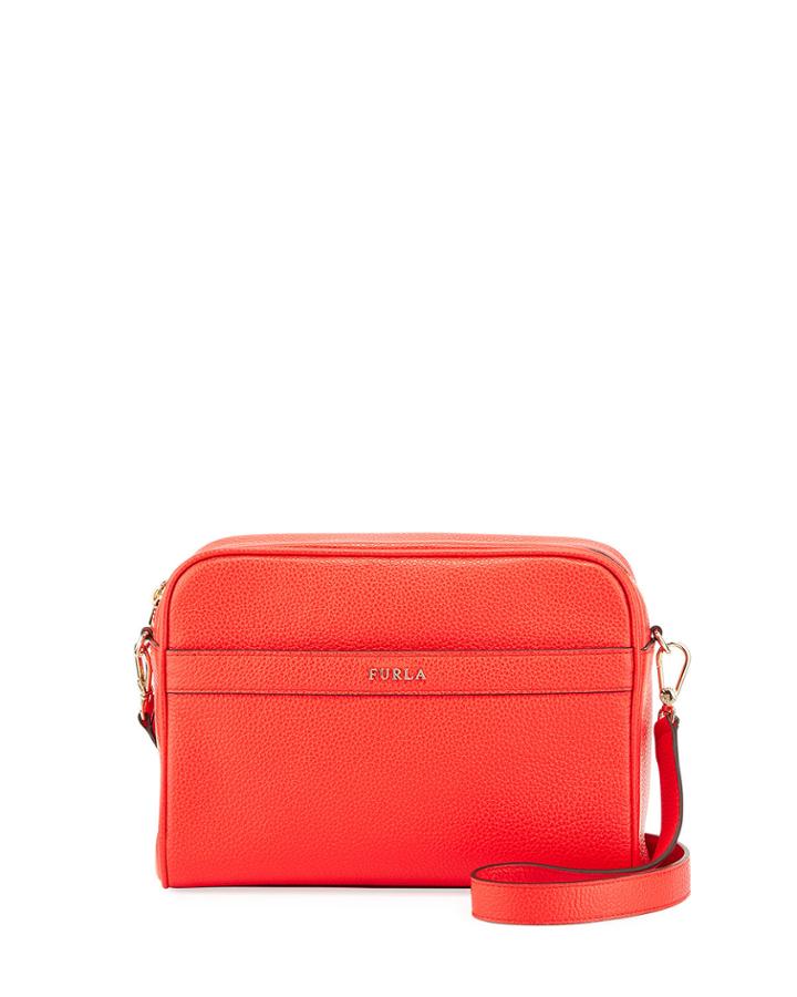 Avril Small Leather Crossbody Bag