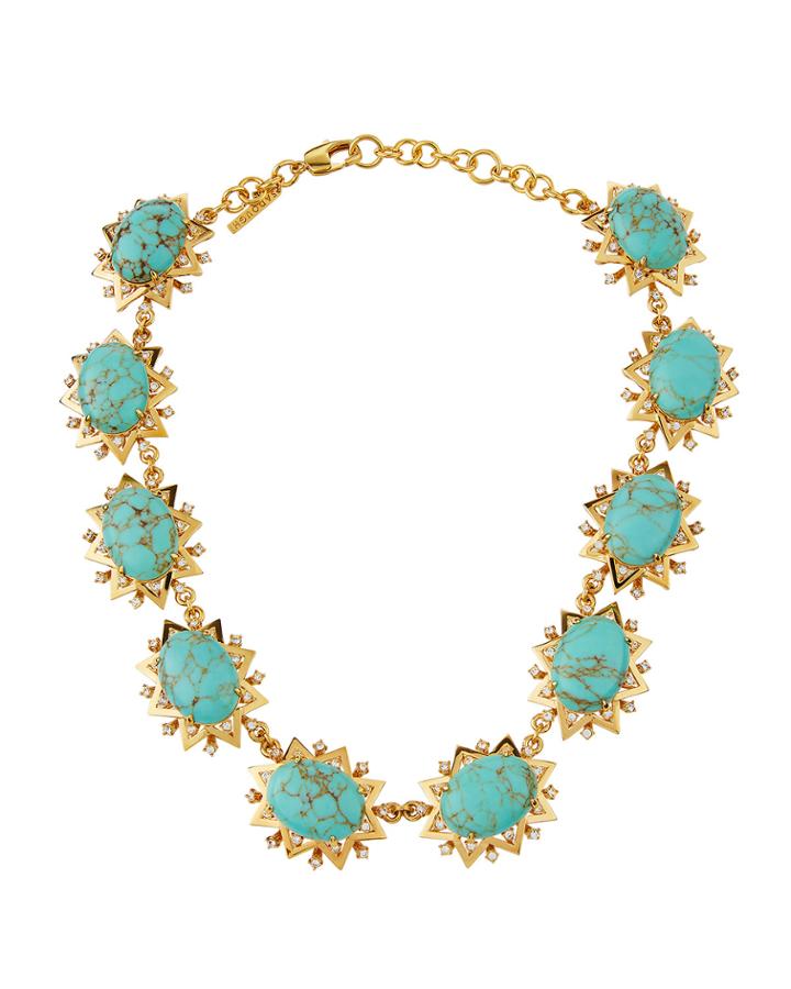 Sunshine Marble Statement Necklace