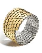 Dot 18k Gold & Silver Multi-row Cuff,