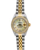 Pre-owned 26mm Oyster Perpetual Datejust Watch In Two-tone