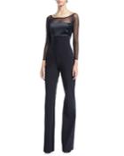Eke Long-sleeve Illusion Jumpsuit