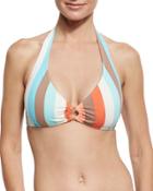 Halter Top W/ Logo Ring,